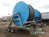 2011 Jones 110/550 tandem axle irrigation reel with rain gun Serial No. JEHR1220T