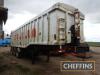 1989 Wilcox A30R tri-axle bulk tipping trailer Serial No. A3029414. Note: No MOT