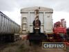 1989 Wilcox A30R tri-axle bulk tipping trailer Serial No. A3029414. Note: No MOT - 2