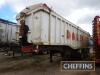 1989 Wilcox A30R tri-axle bulk tipping trailer Serial No. A3029414. Note: No MOT - 3