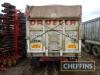 1989 Wilcox A30R tri-axle bulk tipping trailer Serial No. A3029414. Note: No MOT - 4