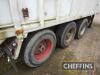 1989 Wilcox A30R tri-axle bulk tipping trailer Serial No. A3029414. Note: No MOT - 5