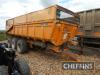 2000 Rolland Turbo 200 M20 tri-axle steel monocoque trailer with hydraulic tailgate and sprung drawbar, rear steer axle and airbrakes on 445/65R22.5 wheels and tyres Serial No. 20106