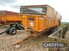 2000 Rolland Turbo 200 M20 tri-axle steel monocoque trailer with hydraulic tailgate and sprung drawbar, rear steer axle and airbrakes on 445/65R22.5 wheels and tyres Serial No. 20106 - 3