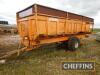 1993 Rolland T18 tandem axle trailer, for spares or repair Serial No. 894 - 4