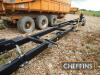 2018 Shelbourne Reynolds single axle combine header trailer, c. 30ft. Serial No. MEK10182042 - 10