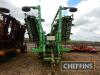 2012 Jones 1650 triple trailed hydraulic folding 3 bed windrower. Serial No. JEWRT105 - 2