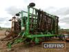 2012 Jones 1650 triple trailed hydraulic folding 3 bed windrower. Serial No. JEWRT105 - 3