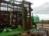 2012 Jones 1650 triple trailed hydraulic folding 3 bed windrower. Serial No. JEWRT105 - 8