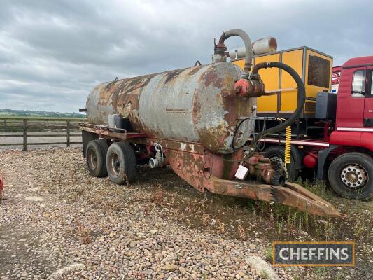 S H Watterson (Engineering) tandem axle vaccum tanker. Serial No. SHW-7086