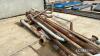 Qty of water metal pipework - 2