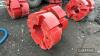 2no. 1,000kg Fendt wheel weights - 6