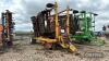 Jones trailed hydraulic folding triple bed windrower