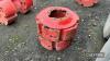 2no. 618kg Fendt wheel weight - 3