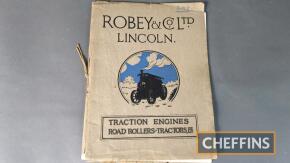 Robey & Co Ltd Lincoln catalogue no. 347 - Traction Engines, Road Rollers, Tractors etc, some graffiti to front cover