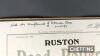 Ruston, Procter & Co Single Cylinder and Compound Road Rollers catalogue publication no. 3397, reprint, graffiti inside dated 1981 - 3