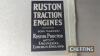 Ruston, Procter & Co Single Cylinder and Compound Traction Engines catalogue publication no. 3487, reprint, graffiti inside dated 1981 - 2