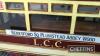 Scale model of a London tram car, appears to be scratch built of mixed media, c.14ins long, 9ins tall - 8