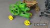 2no. diecast scale model stationary engines by ERTL, together with a brass model engine - 2