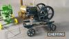 2no. diecast scale model stationary engines by ERTL, together with a brass model engine - 3