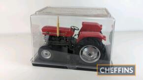 1968 Massey Ferguson 135 1:16 scale model by G&M Farm Models, Serial No.200, cased