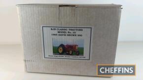 1965 David Brown 990 1:16 scale model tractor by RJN Classic Tractors, serial no.10, boxed