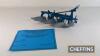 Ransomes TS64 3furrow plough 1:16 scale model, serial no.186, boxed