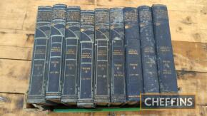 The Standard Cyclopeadia of Modern Agriculture, 9 volumes, incomplete run