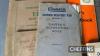 Qty commercial vehicle instruction books to inc. Douglas, Bedford, Commer, Seddon etc - 6