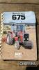 Qty Massey Ferguson tractor manuals and instruction books to inc' 35, 65, 135, 165, 185 etc - 2