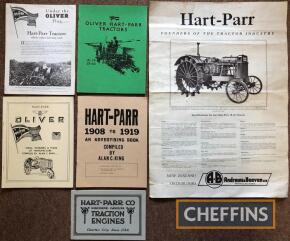 Hart-Parr tractors reprint literature and poster