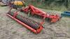 Kuhn HR4502 mounted power harrow, with spiral roller, gearbox reconditioned c.5years ago by Andrew Guest. Clod board, 4.5m - 4