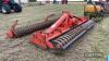 Kuhn HR4502 mounted power harrow, with spiral roller, gearbox reconditioned c.5years ago by Andrew Guest. Clod board, 4.5m - 5