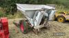 Reekie Space-Setter SSP-2 mounted two row potato planter Serial No. 108218156