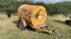 Single axle c2,000ltr fuel bowser with 12volt pump and delivery hose on 7.50R16 wheels and tyres - 2