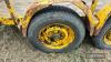 Tandem axle trailer on 205R16.0 wheels and tyres (yellow) - 8