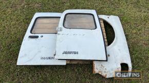 2no. Austin Maestro van rear doors and front wing