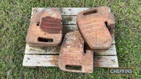 6no. Massey Ferguson 100 series front weights