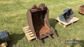 JCB Excavator bucket, 600mm, 45mm pins