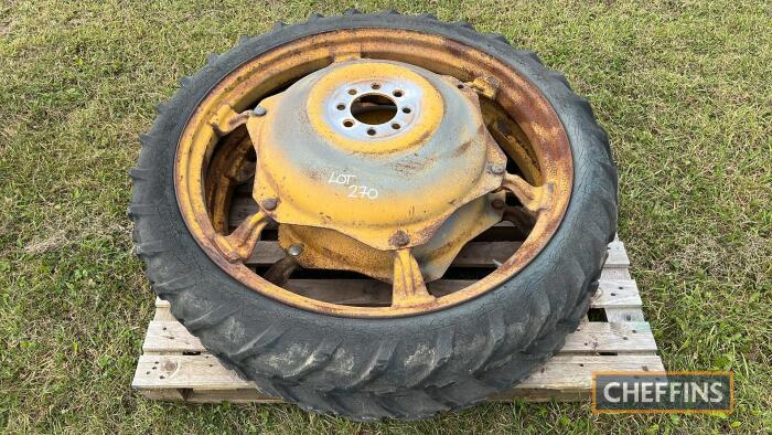 Pr. Avon 6.00-36.00 row crop wheels and tyres. Ferguson centres