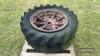 Pr. Fordson Standard 28inch rear wheels and tyres