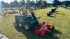 John Deere 1565 Series II 4wd Ride-On Mower With Trimax Flail deck FX 155 Hours: 3,558