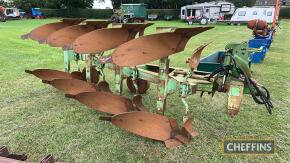 Dowdeswell DP8B mounted 4 (3+1) furrow reversible plough Serial No. 881435908