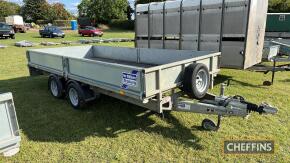 2022 Ifor Williams LM146 tandem axle trailer with sides and LED lights Serial No. SCKD00000N5211073