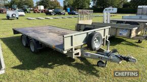 2022 Ifor Williams LM146 tandem axle trailer with LED lights Serial No. SCKD60000N52004290