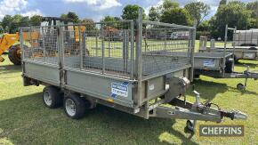 2002 Ifor Williams LM126G 3,500kg tandem axle trailer with sides, mesh extension and winch Serial No. SCK600000TO288651