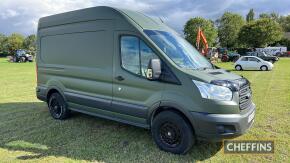 ORD Transit AWD 4x4 diesel VAN . Reg No VK15 ONV, Serr No WFOXXXTTGXF01911.Fitted with air conditioning, 6speed manual, electric windows, leather seat covers, vinyl wrap in matte green, alloy wheels, new engine fitted at 92,000 miles with new injectors an