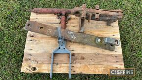 Massey Ferguson65 T bar, hook, t/w drawbar for another