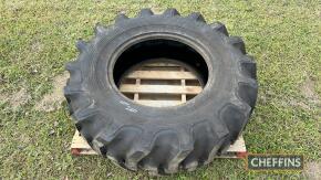 Single Silverstone 14.9/13-24 industrial tyre. Unused