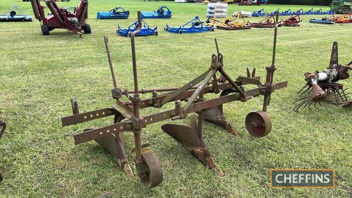 Fordson Ransomes mounted potato ridger with marker arms